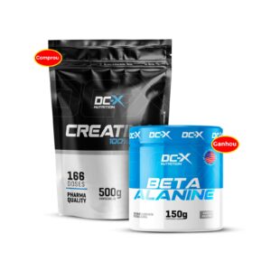 COMPROU CREATINA 100% PURA (500G - REFIL) - GANHOU: BETA ALANINA (150G) DCX