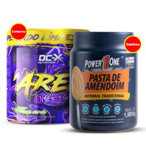 Comprou Pré Treino Ares (300g) DCX -GANHOU: PASTA DE AMENDOIM (1KG) POWER ONE
