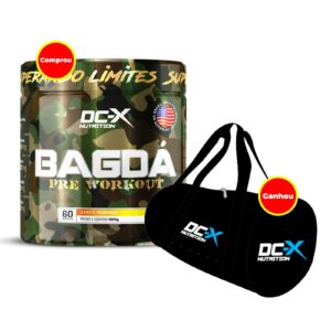 COMPROU PRÉ TREINO BAGDÁ (420G - 60 DOSES) DCX - GANHOU: BOLSA MODELO UFC DCX