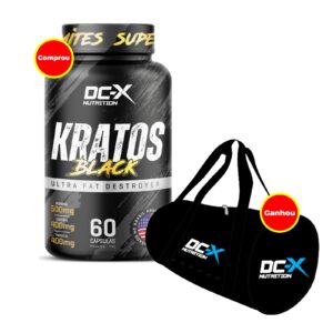COMPROU KRATOS BLACK (60 CAPS) DCX - GANHOU: UMA BOLSA UFC DCX