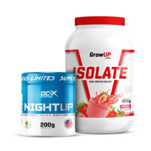 COMBO WHEY ISOLATE (900G) GROWUP + NIGHT UP (200G) DCX