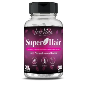 Super Hair com Biotina (30 Caps) – Leve Vida