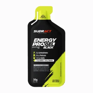 Energy Pro Gel Black Com Taurina e Cafeína (30g - Uni.) - SUDRACT NUTRITION