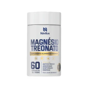 Magnésio Treonato – Suporte para Memória, Sono e Saúde Neurológica (60 Caps) – Návillus