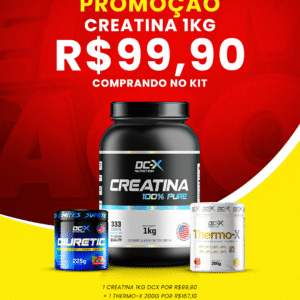 Combo Definição Total - Neste Combo a Creatina de 1kg 100% Pura sai a 99,90.