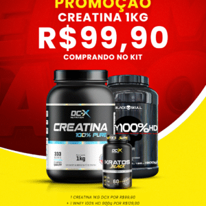 Combo Performance Total - Neste Combo a Creatina de 1kg 100% Pura sai a 99,90.