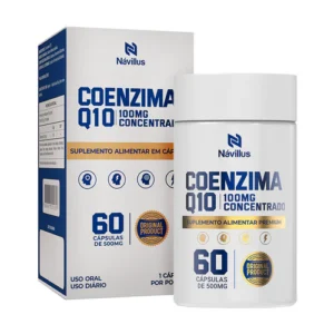 Coenzima Q10 100mg – Ultra Concentrado para Energia e Performance (60 Cáps) – Návillus