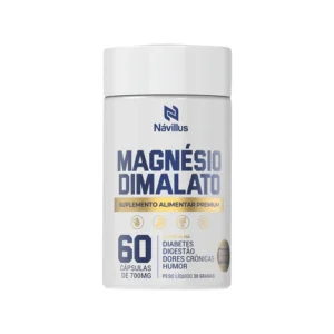 Magnésio Dimalato – Energia e Suporte Muscular (60 Cáps) – Návillus