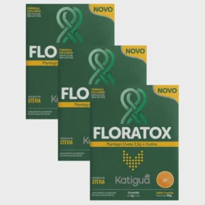 Floratox Psyllium (30 - Sachês) Saúde Intestinal e Saciedade - KATIGUA