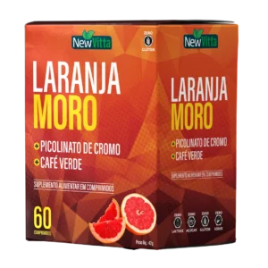LARANJA MORO + PICOLINATO DE CROMO + CAFÉ VERDE (60 COMPRIMIDOS) - NEW VITTA