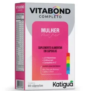 Vitabond Mulher 60 Cáps – Katiguá | Multivitamínico Premium para Disposição & Nutrição Feminina