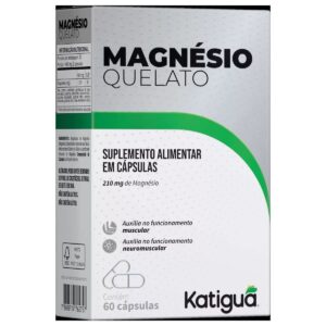 Magnésio Quelato (60 Cápsulas) - Katiguá