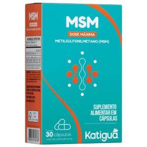 MSM Dose Máxima 600 mg – 30 Cápsulas Katiguá | Anti‑inflamatório Natural & Regeneração