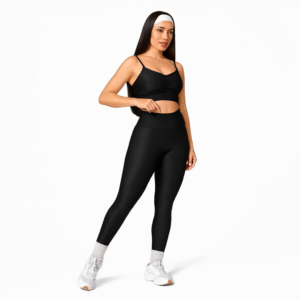 Legging Clássica + Top Sol Compressão Preto (Tamanho Único) - DCX