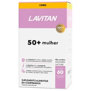 Vitamina +50 Mulher (60 comprimidos) – Lavitan