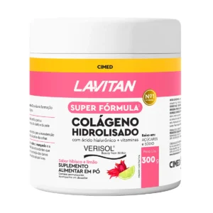 Colágeno Hidrolisado Verisol Hibisco/limão (300g) - Lavitan