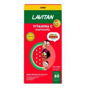 Vitamina C Turma Da Mônica Melancia (60 Comp) Mastigáveis - LAVITAN