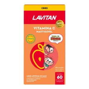 VITAMINA C (60 COMP) MAÇÃ TURMA DA MONICA - LAVITAN