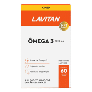Ômega 3 1000mg (60 Caps) - LAVITAN