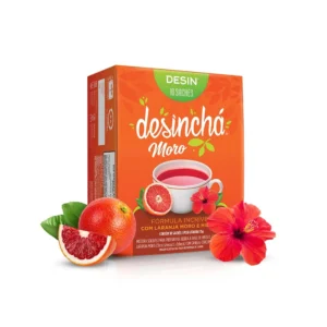 Desinchá Moro Laranja e Hibisco (30 sachês) - SUPER NUTRITION