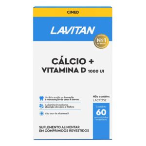Calcio + D 1000UI (60 COMP) - LAVITAN